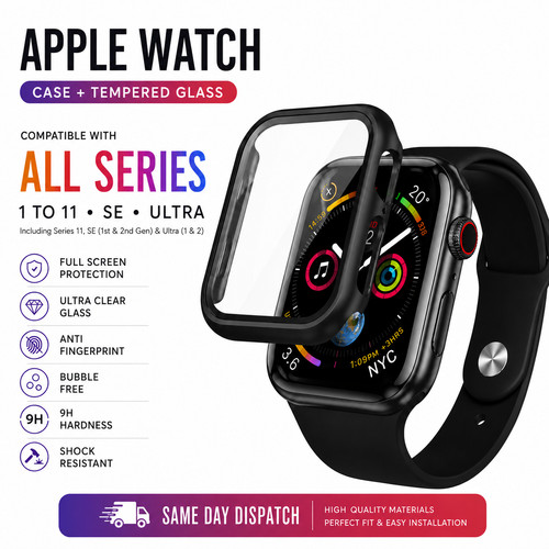 Apple watch case tempered - apple,